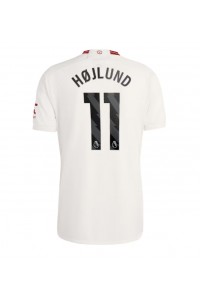 Fotbalové Dres Manchester United Rasmus Hojlund #11 Třetí Oblečení 2023-24 Krátký Rukáv